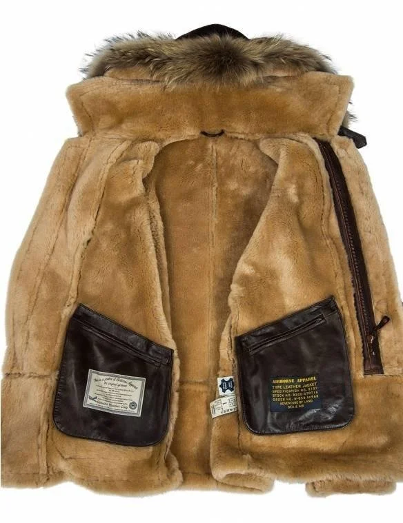 JACKET PILOT FROM SHEEPSKIN