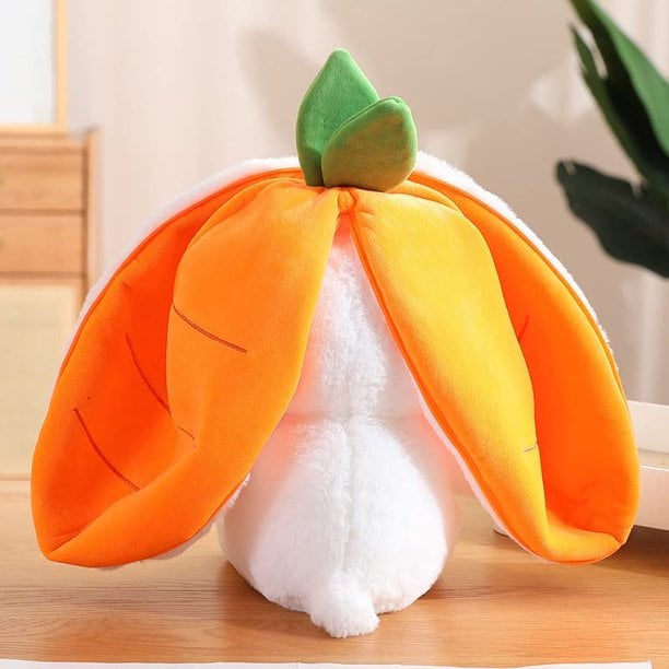 2023 HOT SALE - 49% OFF - Strawberry Bunny Transformed into Little Rabbit Fruit Doll Plush Toy