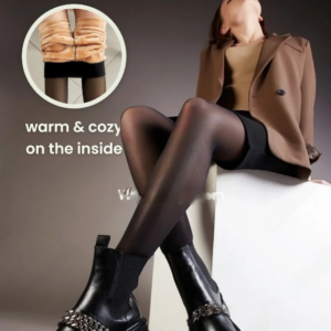 2023 TRANSLUCENT WARM PLUSH LINED ELASTIC TIGHTS