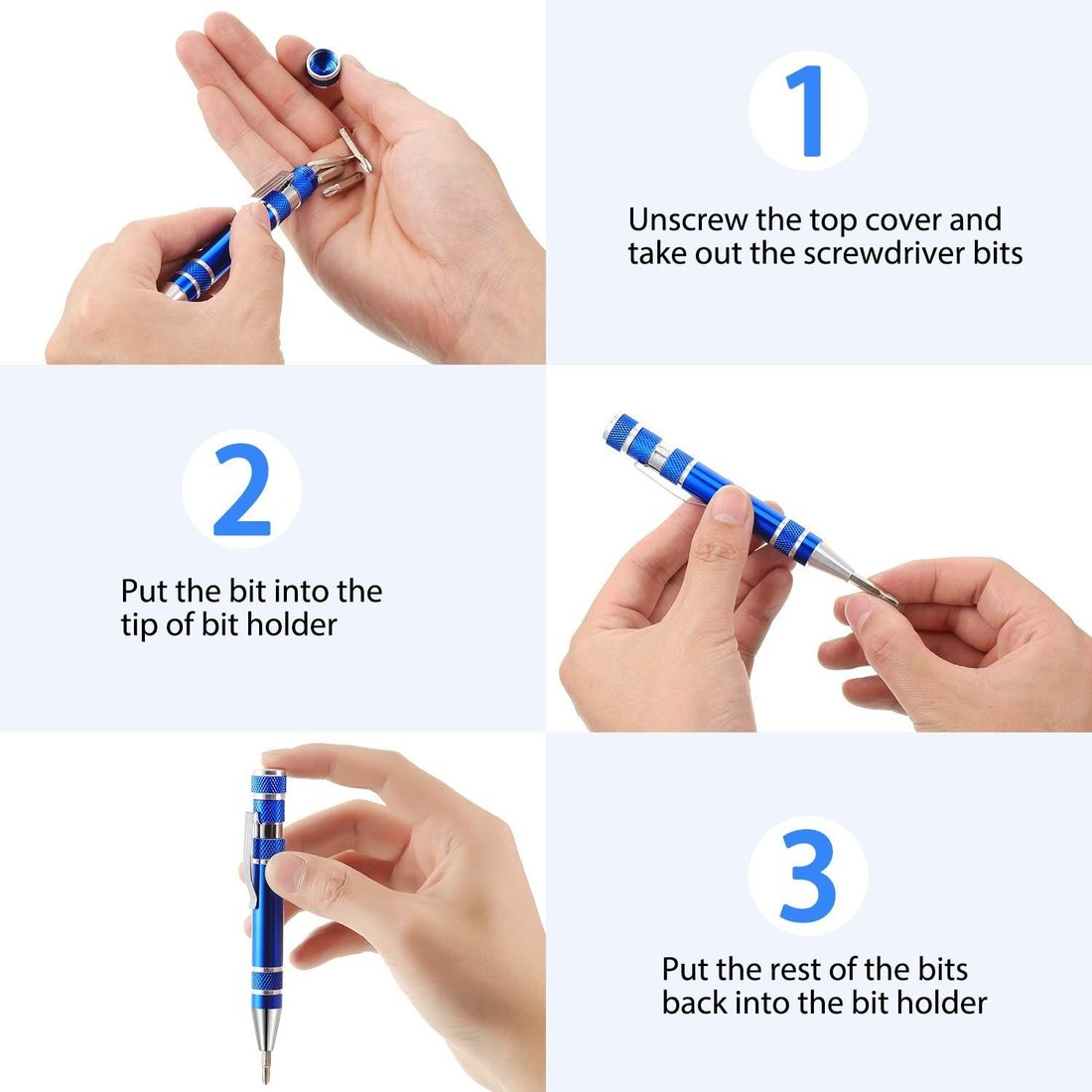 8 in 1 Mini Pen Screwdriver