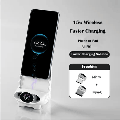 BIG SALE - 49% OFF - Upgraded Magnetic Wireless Fast Charging Multifunctional Mobile Phone Holder