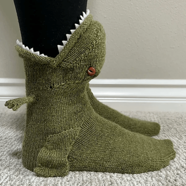 Early Christmas Sale 49% – 3D Knit Crocodile Socks