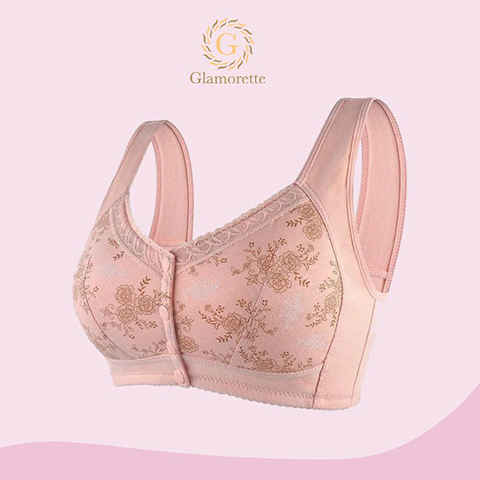 Glamorette - Cotton Front Closure Bra