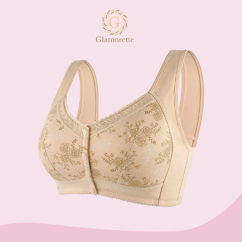 Glamorette - LAST DAY SALE 80% - Cotton Front Closure Bra