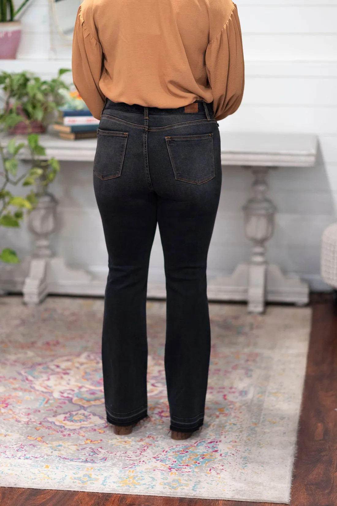 High-Rise Tummy Control Bootcut Jeans