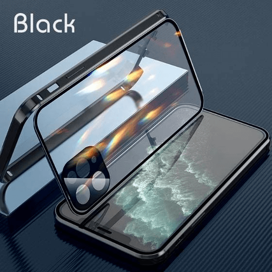 iPhone case with double-sided buckle