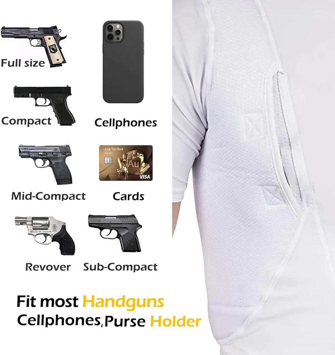 Last day 60% OFF - MEN/WOMEN'S CONCEALED HOLSTER T-SHIRT