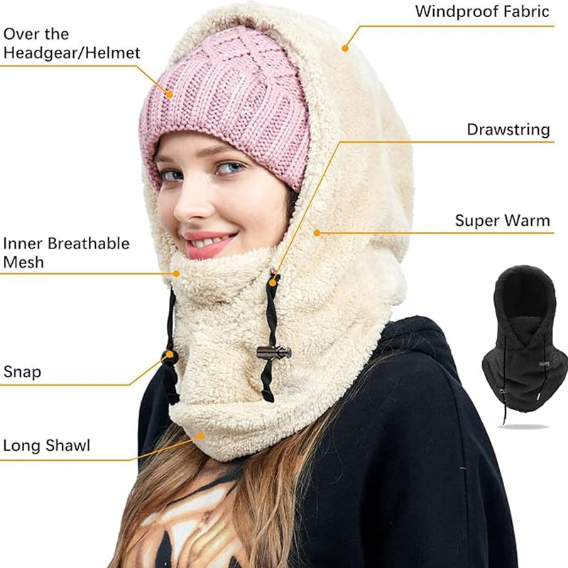 Ivyever Sherpa Hood Ski Mask