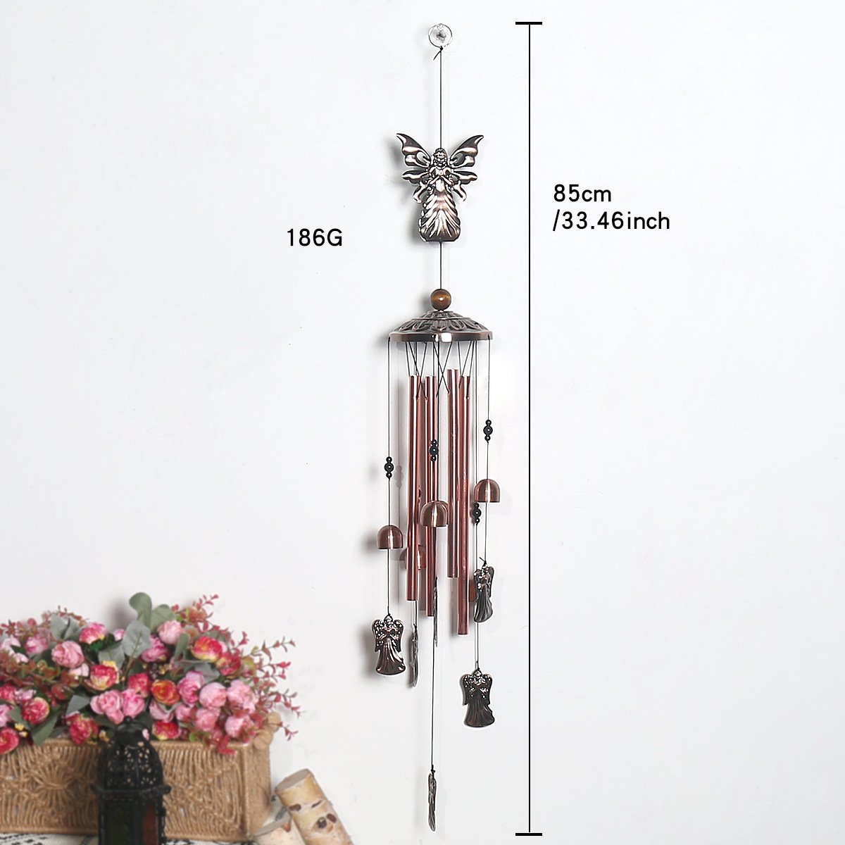 Arizona Vintage Animal Copper Wind Chimes