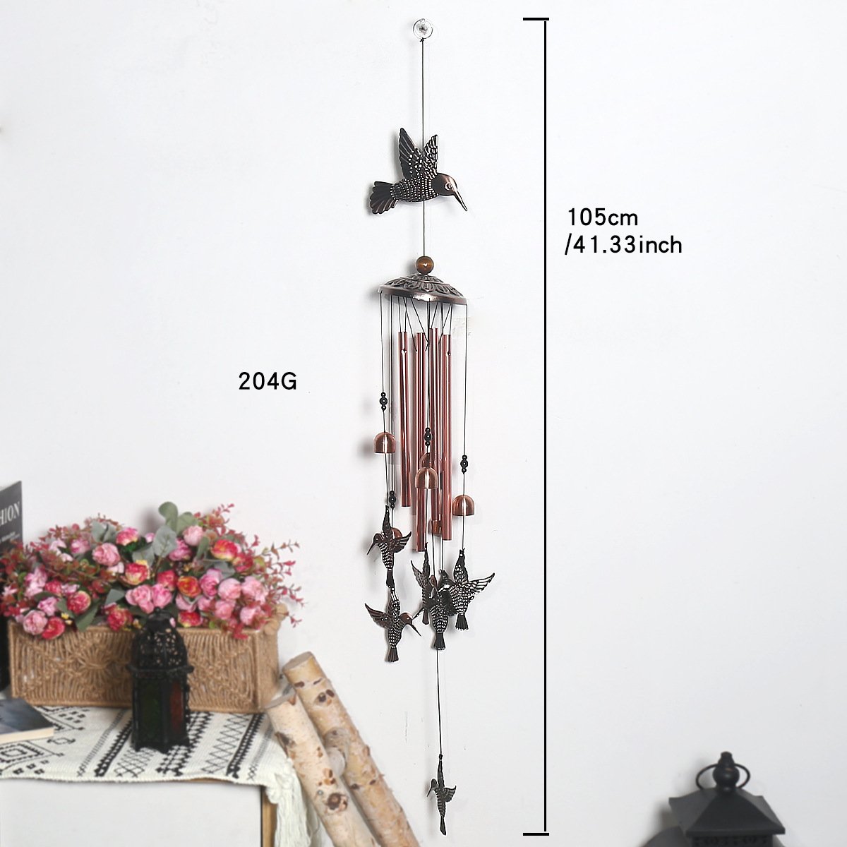 Arizona Vintage Animal Copper Wind Chimes