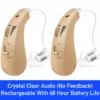 BTE Rechargeable Hearing Aids (1 Pair)