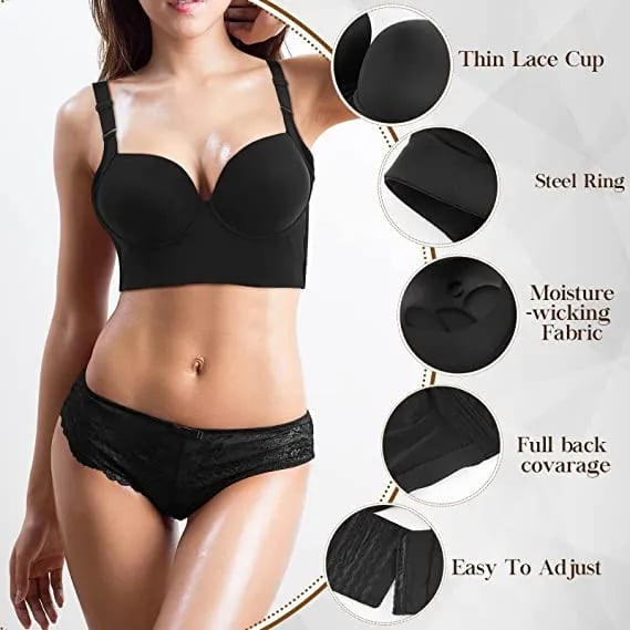 Muentastard 2023 New Comfortable Back Smoothing Bra