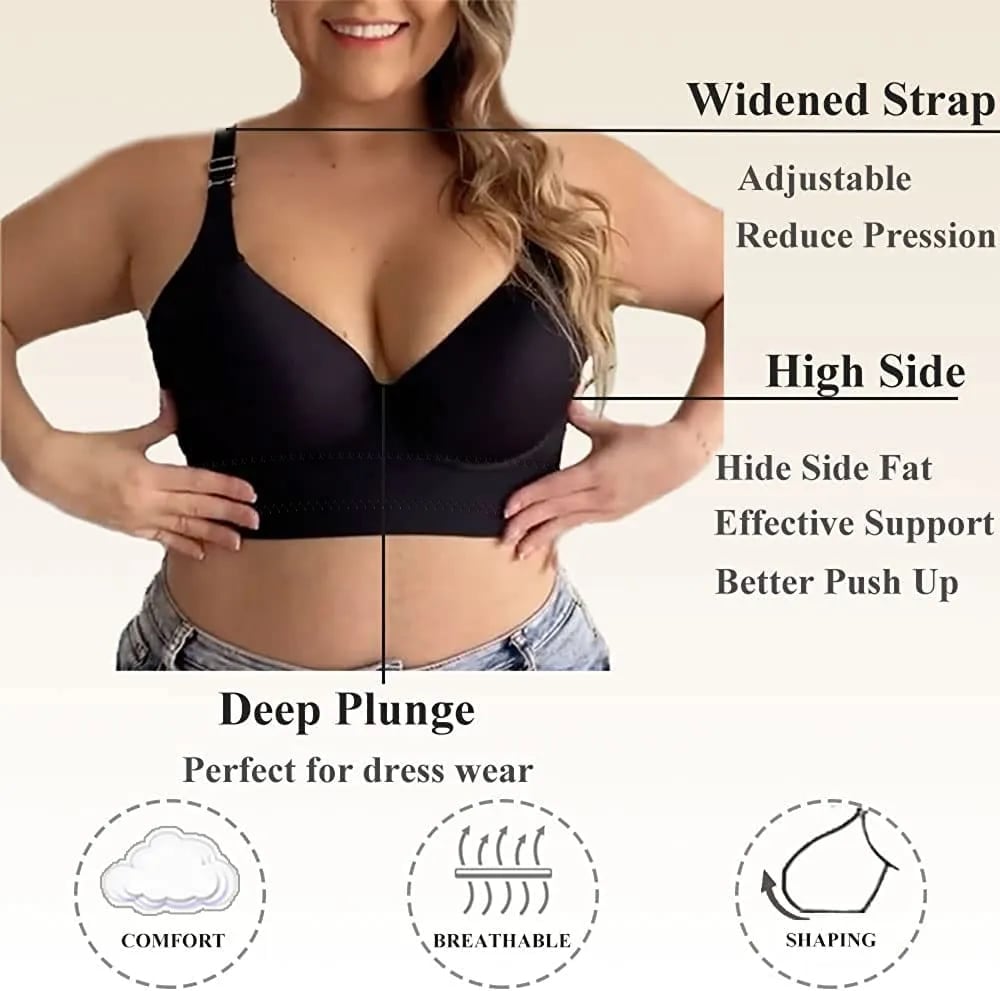 Muentastard 2023 New Comfortable Back Smoothing Bra