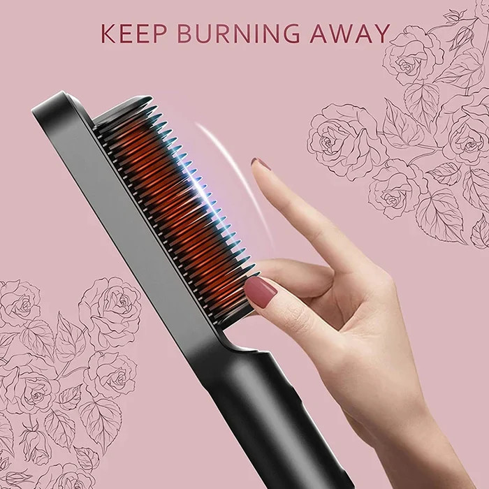 PROMOTION 49% OFF - Negative Ion Hair Straightener Styling Comb