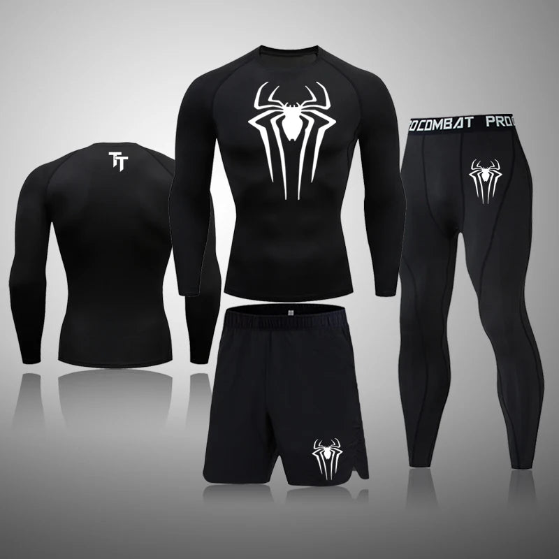 Spider Compression Shirt Long Sleeve