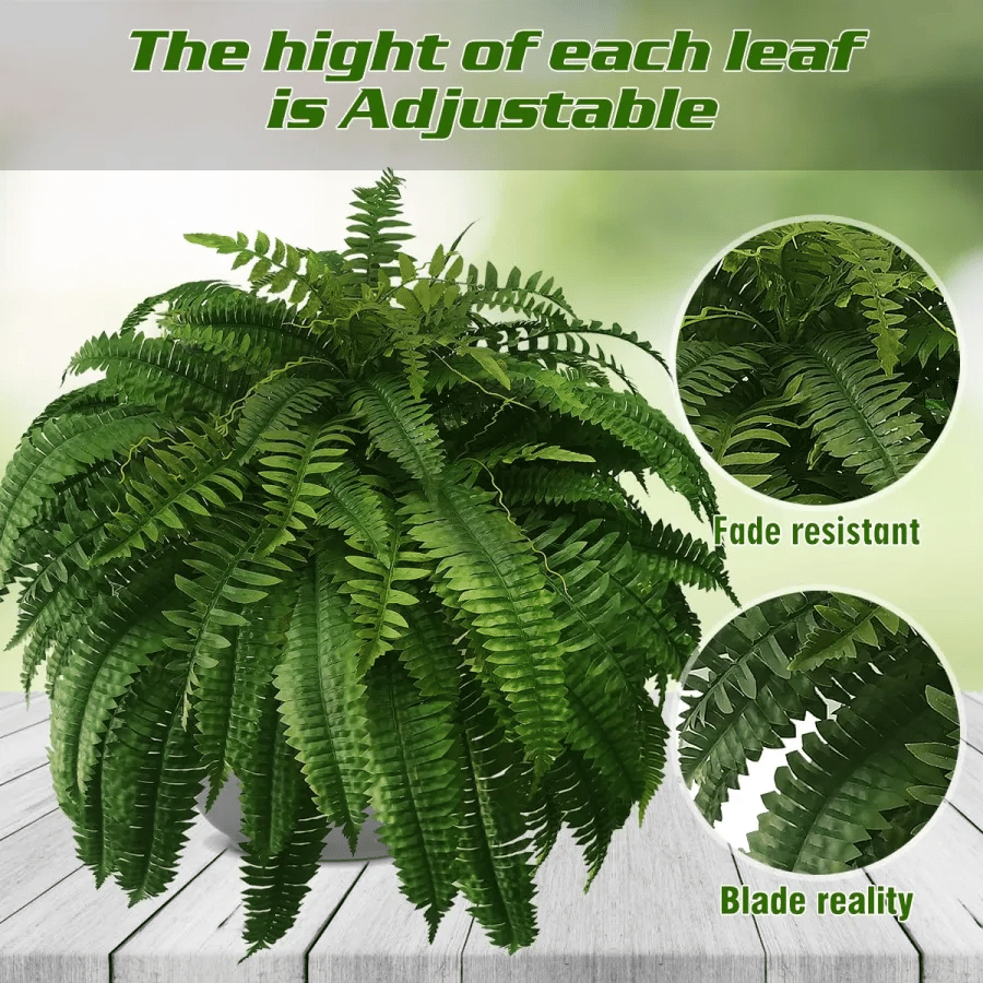 Appehinglaus | UV Resistant Lifelike Artificial Boston Fern