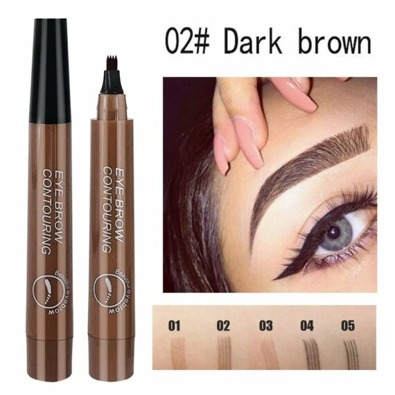 Makefullbeauty Waterproof Natural Eyebrow Pen Basple 