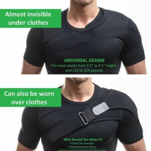 Kinetic Adjustable Compression Shoulder Brace (One Size Fits All)