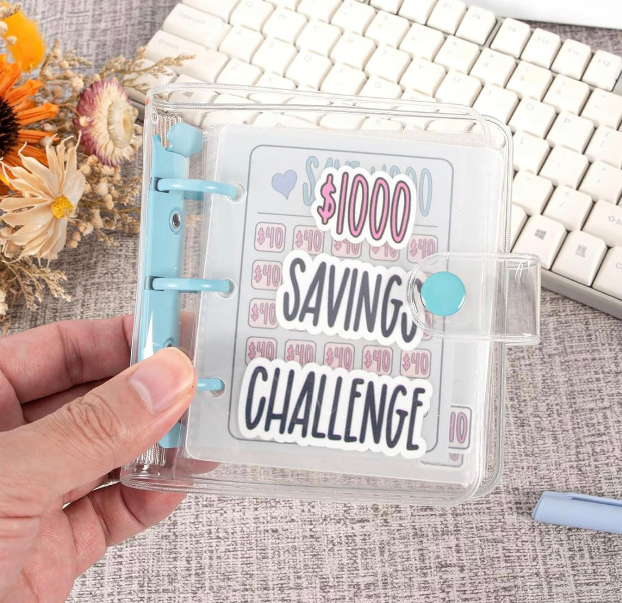 Mini 1,000 envelope saving challenge