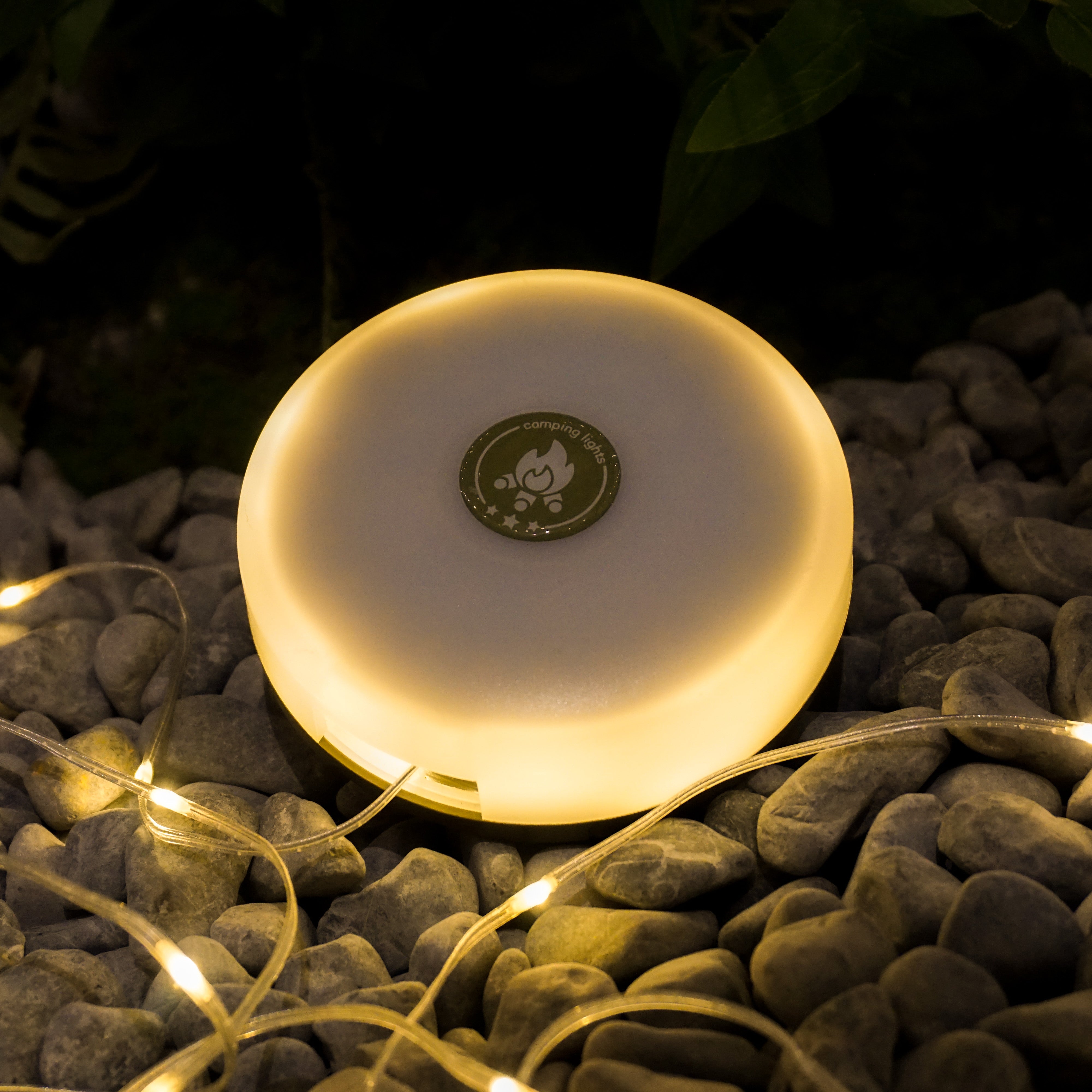 Retractable Camping Lights: All-in-One Warm & RGB Modes