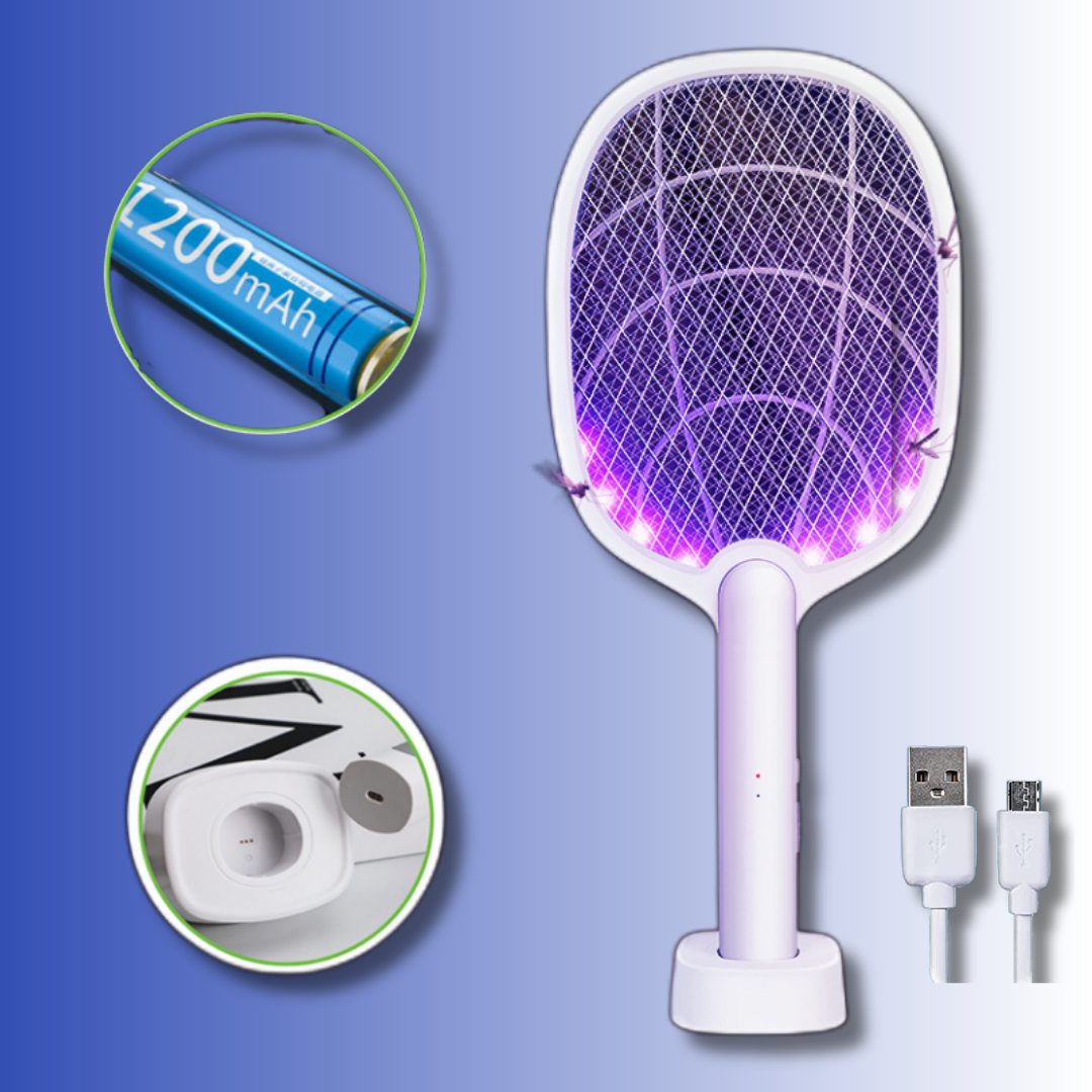 2 In 1 Buzz Buster Fly zapper Mosquito racket