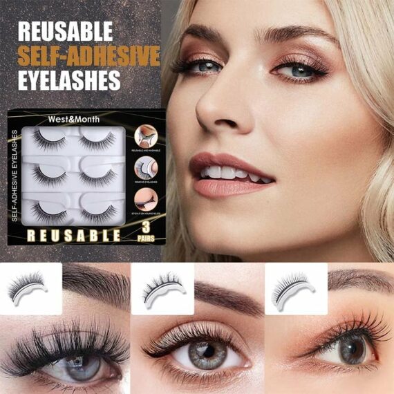 accurateg - Reusable Self Adhesive Eyelashes