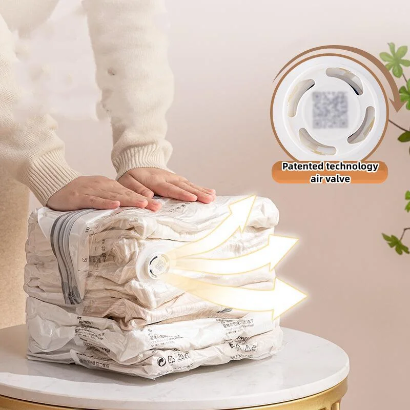 Durable Electric Vacuum Compression Bag - 75% More Storage!