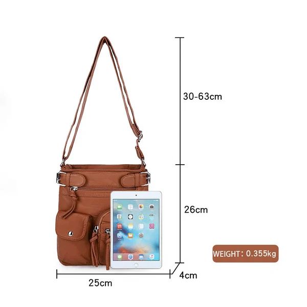 Mother's Day Pre-sale Multi-Pocket Crossbody Bag Soft Shoulder Purse Bag