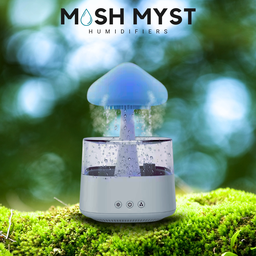 The MushMyst Aromatic Rain Humidifier