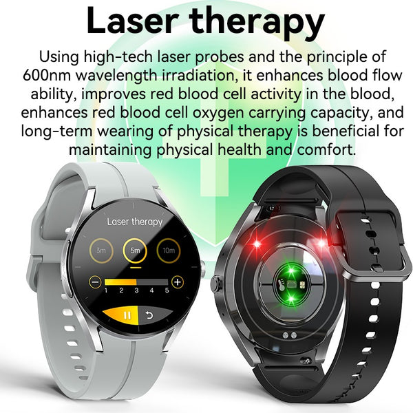 KS5 Pro - The Ultimate CGM Smartwatch with Laser Treatment