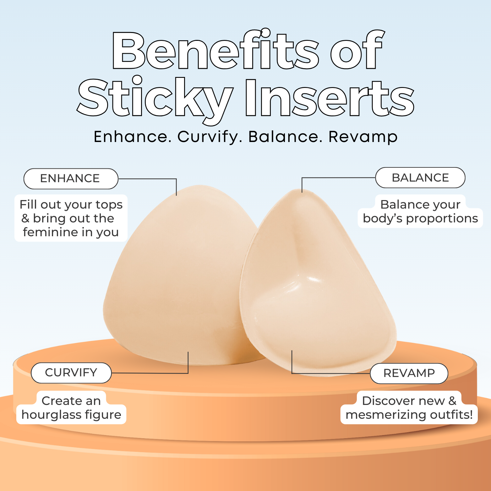 Sticky Inserts - Instant Boob Lift